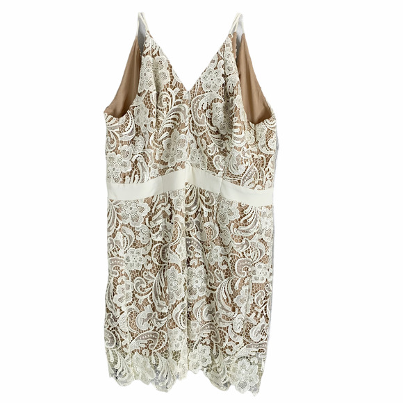 Dress The Population Ava Lace Mini Dress Size XL - Picture 2 of 7